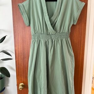 Grace Karin Sage Green Midi Dress